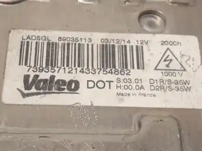 Second-hand car spare part xenon headlights control unit  for volkswagen passat b6 variant (3c5) 2.0 tdi 16v oem iam references 89035113 lad5gl 3d0907391b