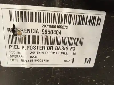 Автозапчастина б/у задній бампер для citroen c4 cactus 1.2 thp 110 посилання на oem iam 1635037680  1635037980