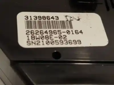 Second-hand car spare part multifunction switch for volvo v40 fastback (525) d2 oem iam references 31398643  