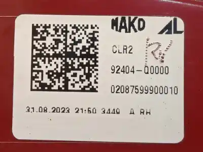 Автозапчасти б/у внутренний правый задний фонарь за hyundai i20 iii (bc3, bi3) 1.2 ссылки oem iam 92404q0000  