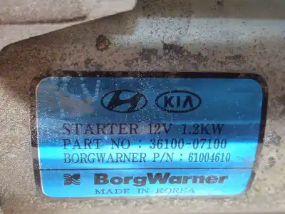Автозапчасти б/у двигатель запускается за hyundai i20 iii (bc3, bi3) 1.2 ссылки oem iam 3610007100 61004610 