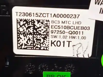 Автозапчасти б/у отопление / кондиционирование воздуха за hyundai i20 iii (bc3, bi3) 1.2 ссылки oem iam 97250q0011  97250q0011tt6