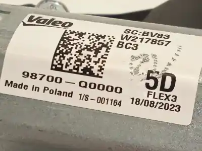 Автозапчасти б/у мотор заднего стеклоочистителя за hyundai i20 iii (bc3, bi3) 1.2 ссылки oem iam 98700q0000  
