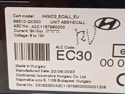 Автозапчасти б/у электронный модуль за hyundai i20 iii (bc3, bi3) 1.2 ссылки oem iam 96510q0300  