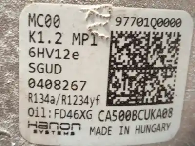 Автозапчасти б/у компрессор кондиционера воздуха за hyundai i20 iii (bc3, bi3) 1.2 ссылки oem iam 97701q0000  