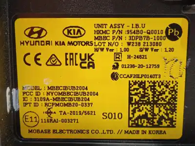Автозапчасти б/у электронный модуль за hyundai i20 iii (bc3, bi3) 1.2 ссылки oem iam 954b0q0010  