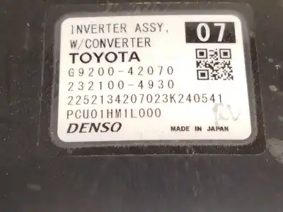 Автозапчастина б/у перетворювач живлення для toyota rav 4 v (_a5_, _h5_) 2.5 hybrid (axah52) посилання на oem iam g920042070 2321004930 g92a042160