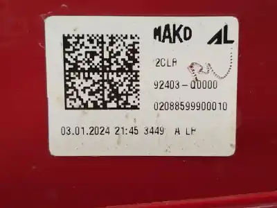 Автозапчастина б/у внутрішній лівий задній ліхар для hyundai i20 iii (bc3, bi3) 1.0 t-gdi посилання на oem iam 92403q0000  