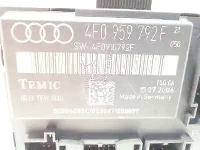 Автозапчасти б/у комфортный модуль за audi a6 c6 (4f2) 2.0 tdi ссылки oem iam 4f0959792f  