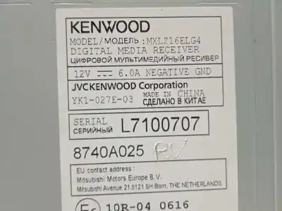 Second-hand car spare part multifunction display for mitsubishi asx (ga0w) challenge 2wd oem iam references 8740a025  