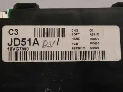 Pièce détachée automobile d'occasion compteur de vitesse tableau de bord pour nissan qashqai+2 (jj10) acenta références oem iam 24810jd51a  