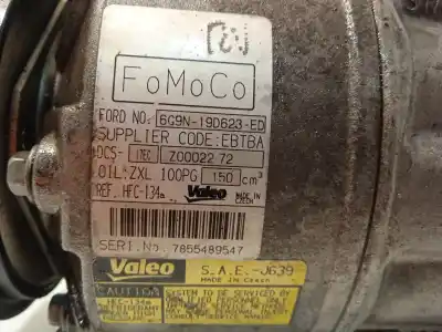 Peça sobressalente para automóvel em segunda mão compressor de ar condicionado a/a a/c por ford s-max (wa6) 2.5 st referências oem iam 6g9n19d623ed 6g9n19d623ef 1561005