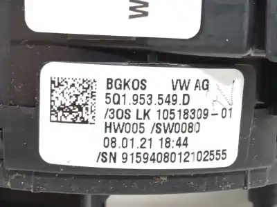 Автозапчасти б/у кольцо подушки безопасности за seat ateca (kh7, khp) 2.0 tdi ссылки oem iam 5q1953549d  