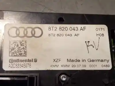 Автозапчастина б/у клімат-контроль для audi a4 berlina (b8) básico посилання на oem iam 8t2820043af  