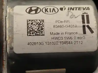 Second-hand car spare part rear right window regulator for hyundai i30 (pde, pd, pden) 1.5 oem iam references 83480g4030  83460g4010