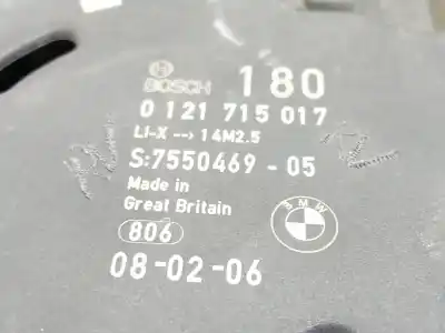 Second-hand car spare part alternator for bmw 1 (e87) 116 i oem iam references 7550469 0121715017 12317550469