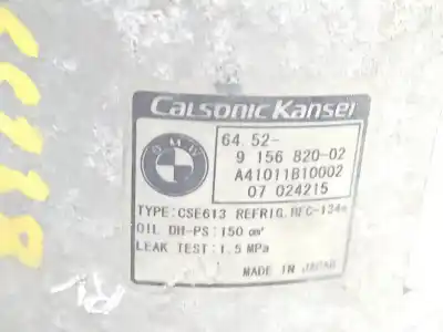 Second-hand car spare part air conditioning compressor for bmw 1 (e87) 116 i oem iam references 9156820  64529156820