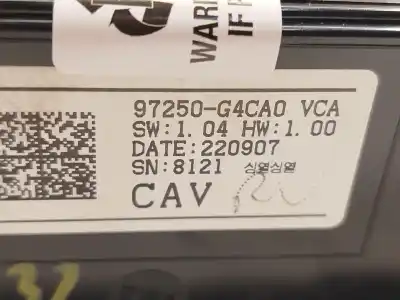 Peça sobressalente para automóvel em segunda mão comando de sofagem (chauffage / ar condicionado) por hyundai i30 (pde, pd, pden) 1.5 referências oem iam 97250g4ca0  97250g4ca0vca