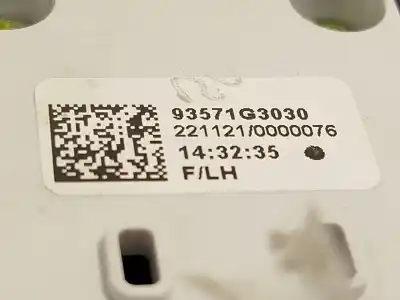 Peça sobressalente para automóvel em segunda mão botão / interruptor elevador vidro dianteiro esquerdo por hyundai i30 (pde, pd, pden) 1.5 referências oem iam 93571g3030  93571g3030pmp
