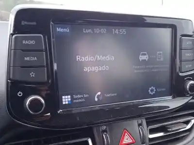 Second-hand car spare part audio system / radio cd for hyundai i30 (pde, pd, pden) 1.5 oem iam references 96160g4410  96160g4410ret