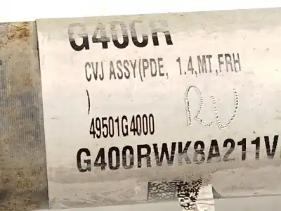 Автозапчасти б/у передняя правая трансмиссия за hyundai i30 (pde, pd, pden) 1.5 ссылки oem iam 49501g4000  