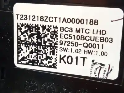 Автозапчасти б/у отопление / кондиционирование воздуха за hyundai i20 iii (bc3, bi3) 1.2 ссылки oem iam 97250q0011  97250q0011tt6