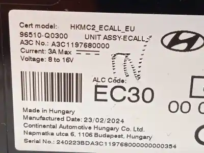 Автозапчасти б/у электронный модуль за hyundai i20 iii (bc3, bi3) 1.2 ссылки oem iam 96510q0300  