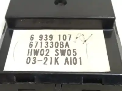 Peça sobressalente para automóvel em segunda mão botão / interruptor elevador vidro dianteiro esquerdo por bmw 5 (e60) 530 d referências oem iam 6939107  61316939107