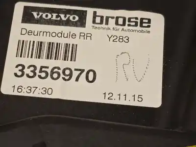 Second-hand car spare part rear right window regulator for volvo s60 ii (134) d2 oem iam references 30784313 30784309 31253063