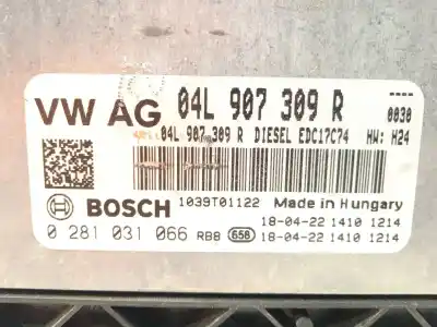 Автозапчасти б/у блок управления двигателем за seat leon st (5f8) 2.0 tdi 4drive ссылки oem iam 04l907309r 0281031066 