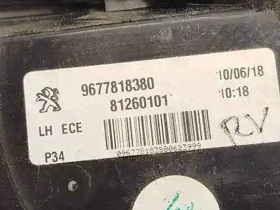 Автозапчасти б/у внутренний левый задний фонарь за peugeot 308 sw ii (lc_, lj_, lr_, lx_, l4_) 1.5 bluehdi 100 ссылки oem iam 9677818380 81260101 