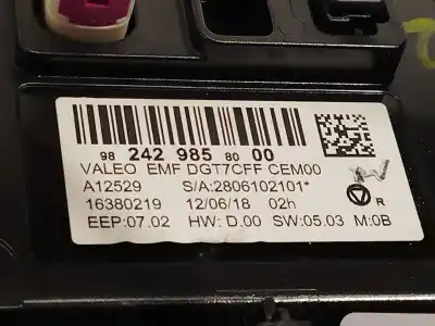 Автозапчасти б/у многофункциональный дисплей за peugeot 308 sw ii (lc_, lj_, lr_, lx_, l4_) 1.5 bluehdi 100 ссылки oem iam 9824298580  