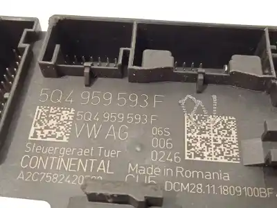 Pezzo di ricambio per auto di seconda mano modulo comfort per vw t-roc (a11, d11) 1.6 tdi riferimenti oem iam 5q4959593f a2c7582420700 