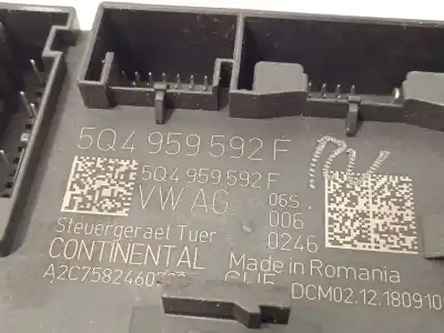 Pezzo di ricambio per auto di seconda mano modulo comfort per vw t-roc (a11, d11) 1.6 tdi riferimenti oem iam 5q4959592f a2c7582460700 