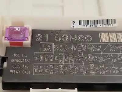 Pezzo di ricambio per auto di seconda mano scatola relè/fusibili per suzuki swift v (az) 1.0 (a2l310) riferimenti oem iam 3671053r00 2153r00 