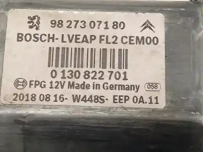 Автозапчастина б/у регулятор вікна передній лівий для citroen c4 cactus 1.5 bluehdi 120 посилання на oem iam 9827307180 0130822701 9827189180