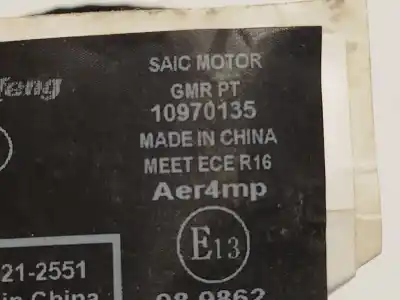 Автозапчасти б/у комплект подушки безопасности за mg rover mg zs suv 1.5 vti ссылки oem iam 10651355  