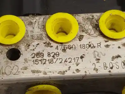 Peça sobressalente para automóvel em segunda mão abs por renault kadjar (ha_, hl_) 1.5 dci 110 (hla3) referências oem iam 476601802r 269829 0265956527