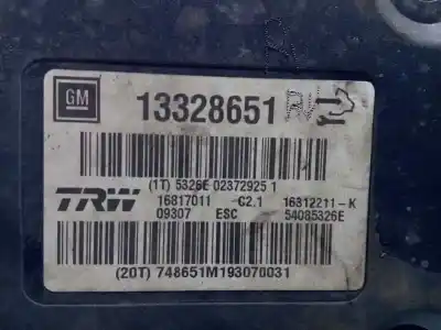 Pezzo di ricambio per auto di seconda mano abs per opel insignia berlina cosmo riferimenti oem iam 13328651 16817011 16312211k