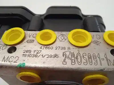 Peça sobressalente para automóvel em segunda mão abs por dacia duster ii essential referências oem iam 476602738r 269727 2265106516