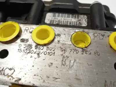 Peça sobressalente para automóvel em segunda mão abs por citroen c4 lim. feel referências oem iam 9677024980 0265252802 0265952289