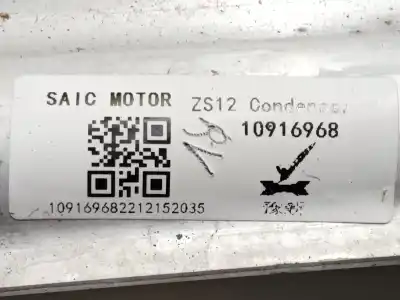 Автозапчасти б/у конденсатор / радиатор кондиционера воздуха за mg rover mg zs suv 1.5 vti ссылки oem iam 10916968  