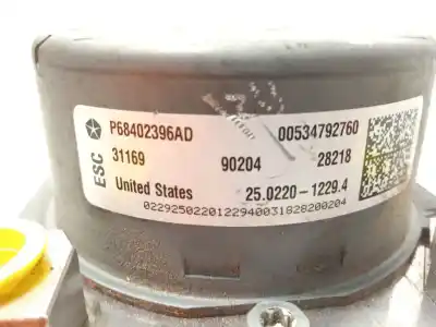 Pezzo di ricambio per auto di seconda mano abs per jeep-viasa compass (mp, m6, mv, m7) 1.6 crd riferimenti oem iam p68402396ad 25022012294 28515904253