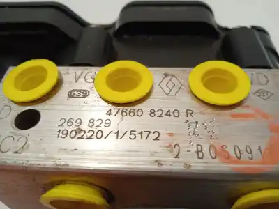 Second-hand car spare part abs for renault kadjar zen oem iam references 476608240r 269829 0265956527