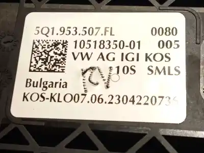Автозапчасти б/у прерывный контроль за seat ateca (kh7, khp) 1.5 tsi ссылки oem iam 5q1953507fl  5q1953507fligi
