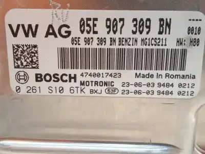 Автозапчастина б/у ебу контролер двигуна для seat ateca (kh7, khp) 1.5 tsi посилання на oem iam 05e907309bn 0261s106tk 05e906013cl5fp