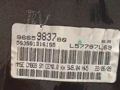 Автозапчасти б/у приборная доска за citroen berlingo furgoneta/monovolumen (b9) 1.6 hdi 90 16v ссылки oem iam 9665983780 503001316105 