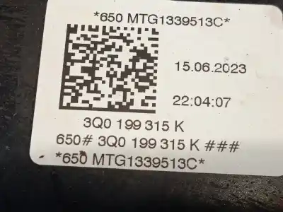 Автозапчасти б/у передний мост за seat ateca (kh7, khp) 1.5 tsi ссылки oem iam 3q0199315k  5wa199315f