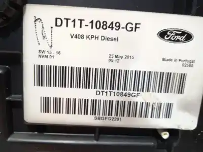 Автозапчастина б/у панель інструментів для ford tourneo connect / grand tourneo connect v408 monospace 1.6 tdci посилання на oem iam dt1t10849gf  2550351