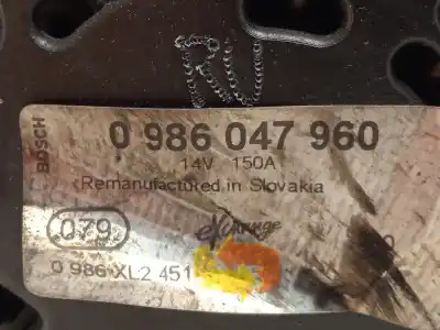 Автозапчастина б/у генератор для ford tourneo connect / grand tourneo connect v408 monospace 1.6 tdci посилання на oem iam 0986047960 av6n10300ge 2260730